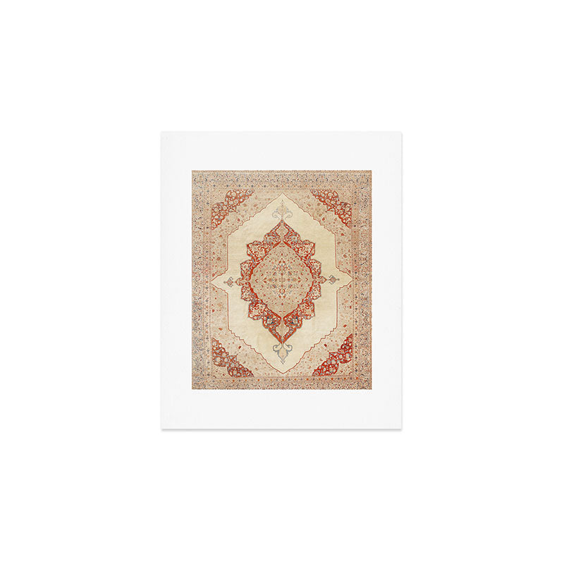 Haji Jalili Tabriz Persian Rug Print Art Print Gallery Image 1