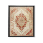 Haji Jalili Tabriz Persian Rug Print Framed Canvas Print Gallery Image 3