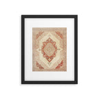 Haji Jalili Tabriz Persian Rug Print Framed Art Print Gallery Image 4