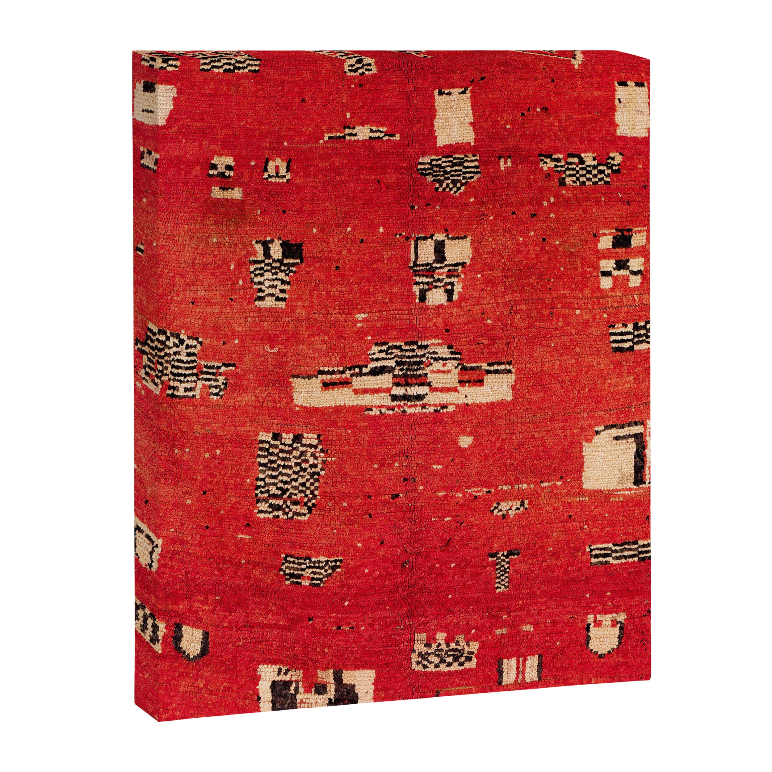 Haouz  Antique Morocco North African Pile Rug Canvas Print Gallery Image 3
