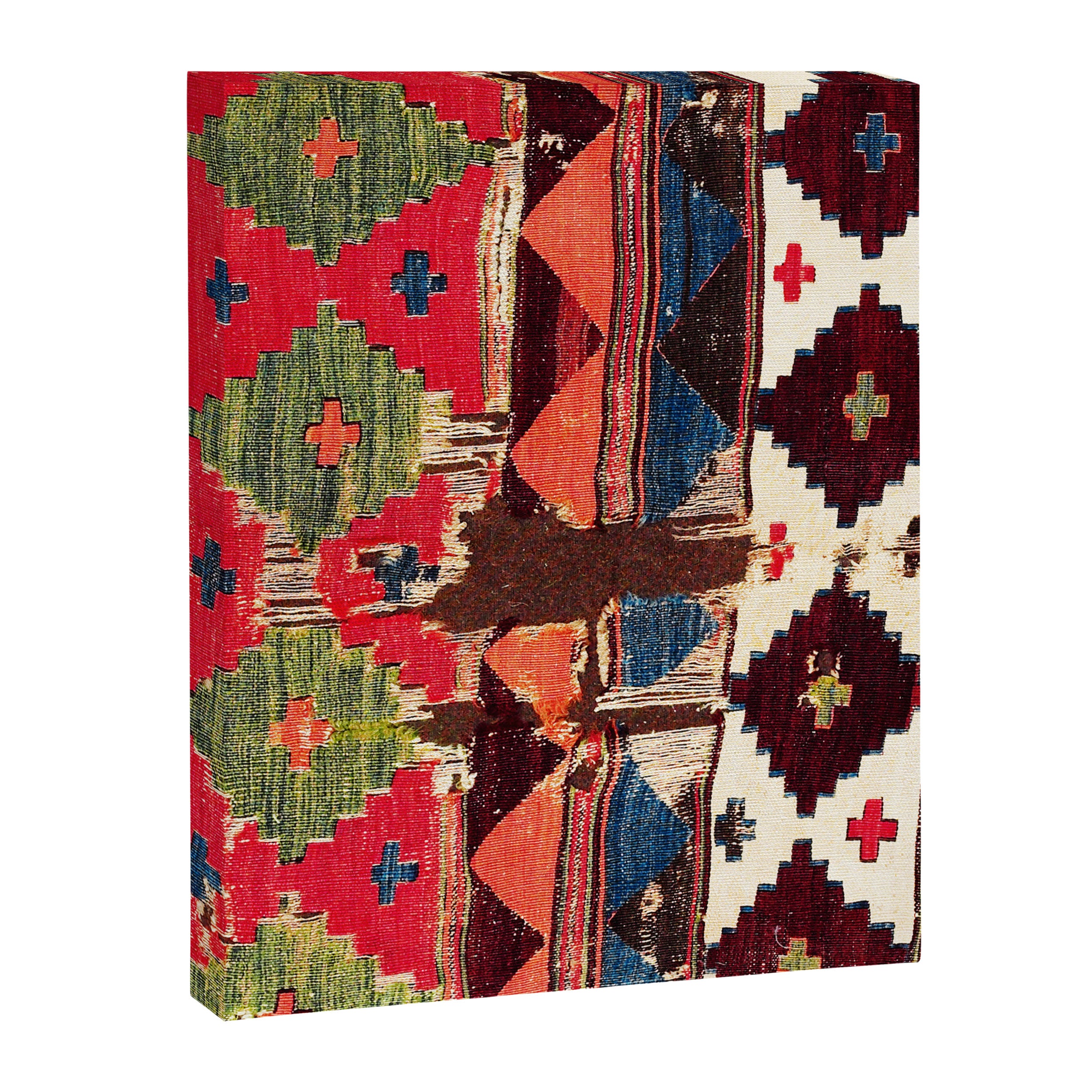 Haymana  Antique Ankara Turkish Kilim Fragment Print Canvas Print Gallery Image 3