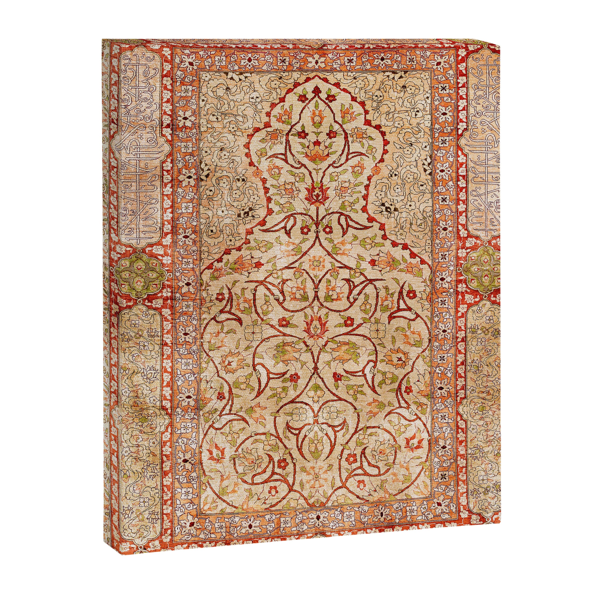 Hereke Northwest Anatolian Silk Rug Print Canvas Print Gallery Image 3