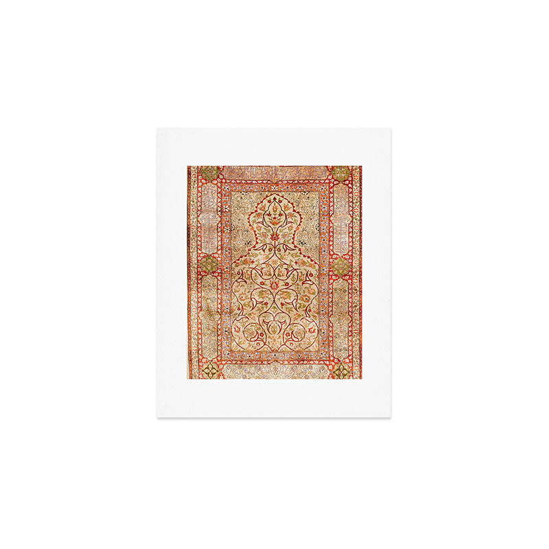 Hereke Northwest Anatolian Silk Rug Print Art Print Gallery Image 1