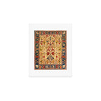 Heriz Antique Persian Rug Print Art Print Gallery Image 1