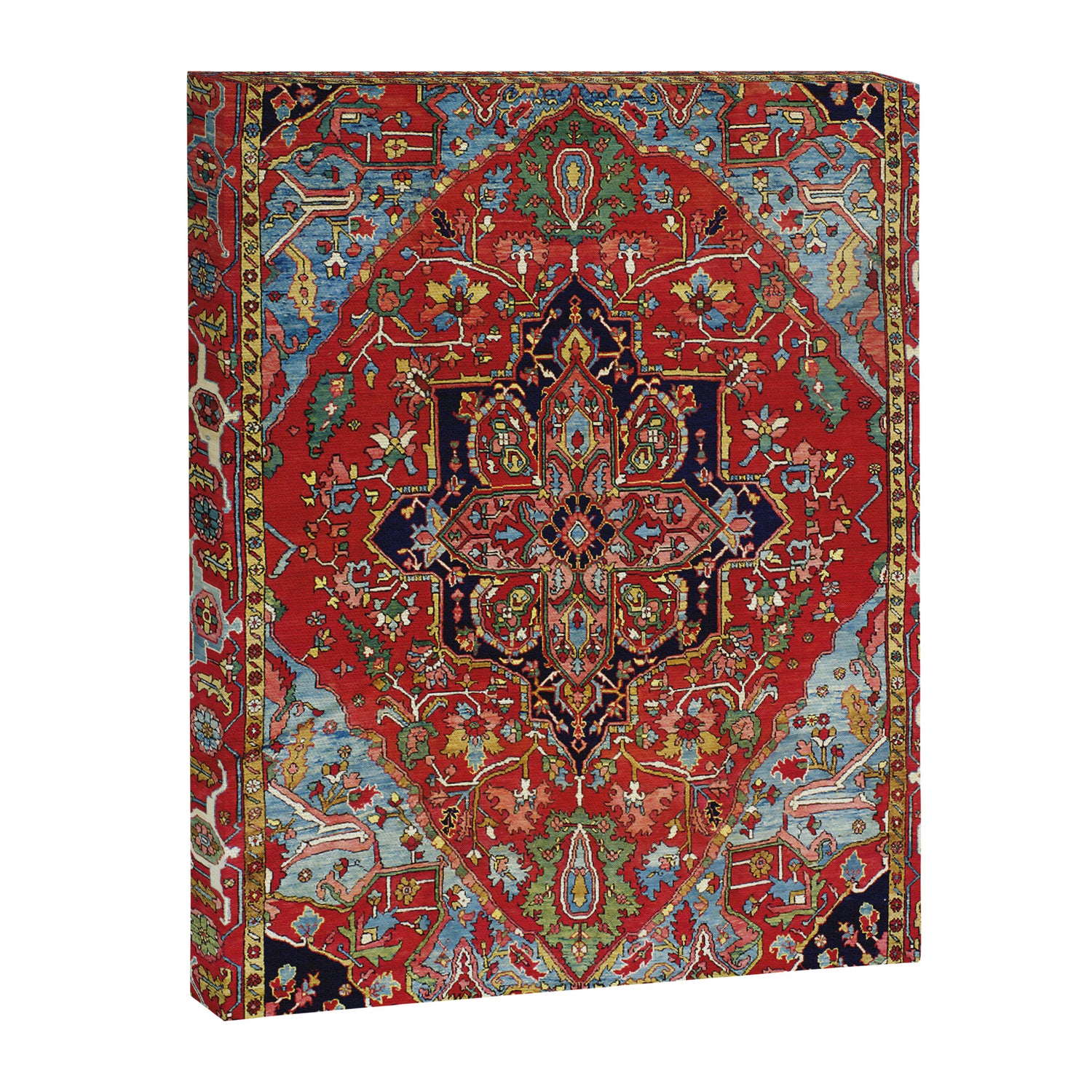 Heriz  Antique Persian Rug Print Canvas Print Gallery Image 3