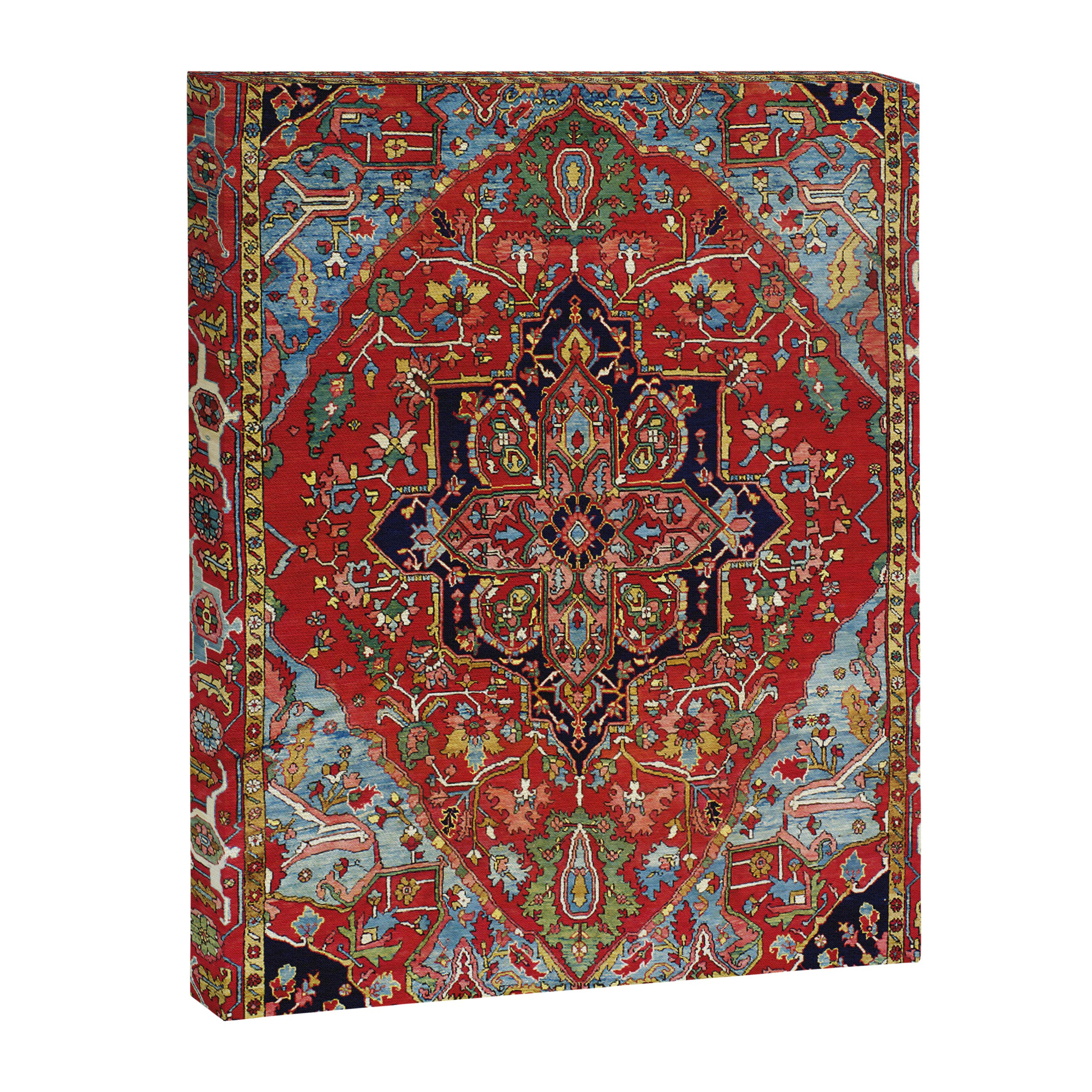 Heriz  Antique Persian Rug Print Canvas Print Gallery Image 3