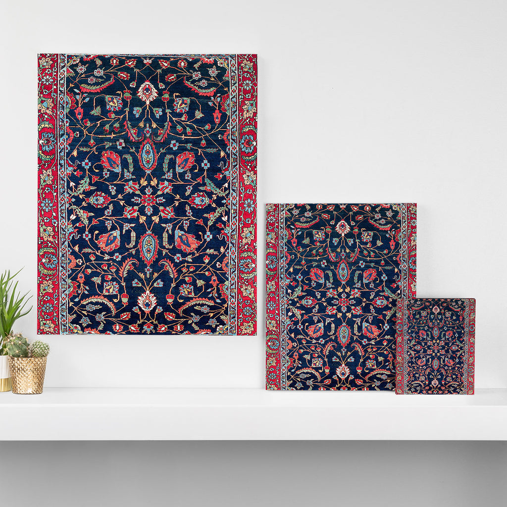 Heriz Azerbaijan North West Persian Rug Print Canvas Print Gallery Image 3