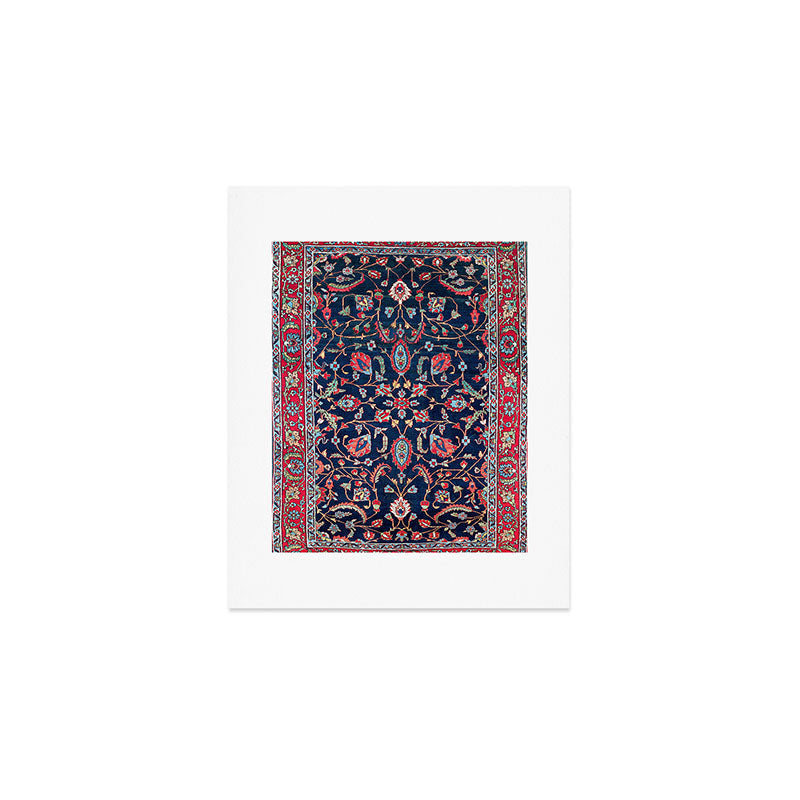 Heriz Azerbaijan North West Persian Rug Print Art Print Gallery Image 1