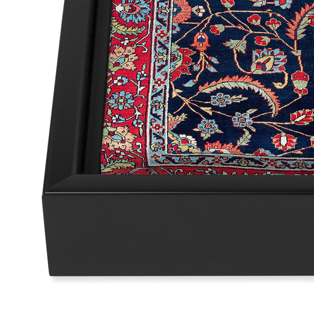 Heriz Azerbaijan North West Persian Rug Print Framed Canvas Print Gallery Image 3