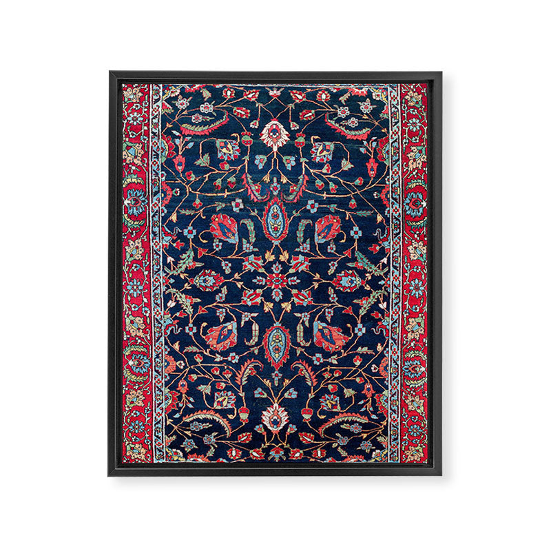 Heriz Azerbaijan North West Persian Rug Print Framed Canvas Print Gallery Image 3