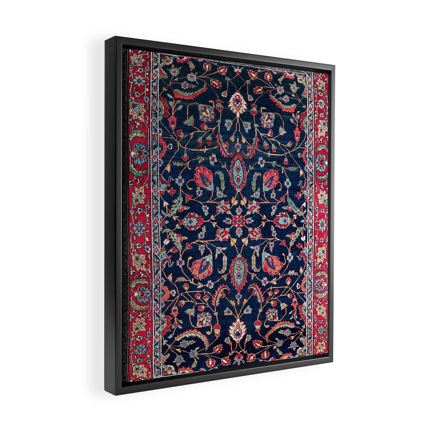 Heriz Azerbaijan North West Persian Rug Print Framed Canvas Print Gallery Image 2