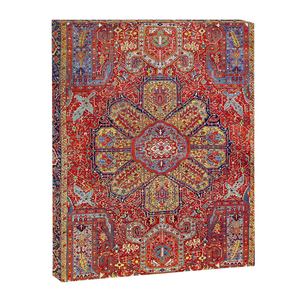 Heriz Azerbaijan Northwest Persian Carpet Print Canvas Print Gallery Image 6