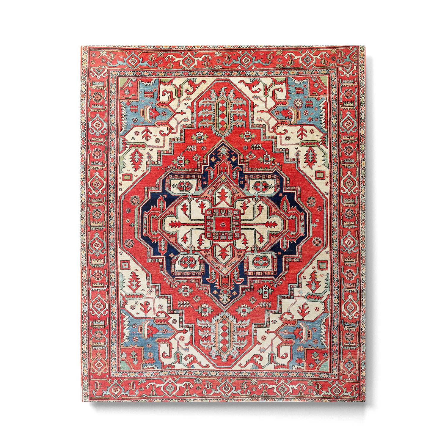 Heriz Azerbaijan Northwest Persian Carpet Print Metal Print Gallery Image 4