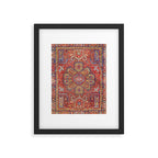 Heriz Azerbaijan Northwest Persian Carpet Print Framed Art Print Gallery Image 5