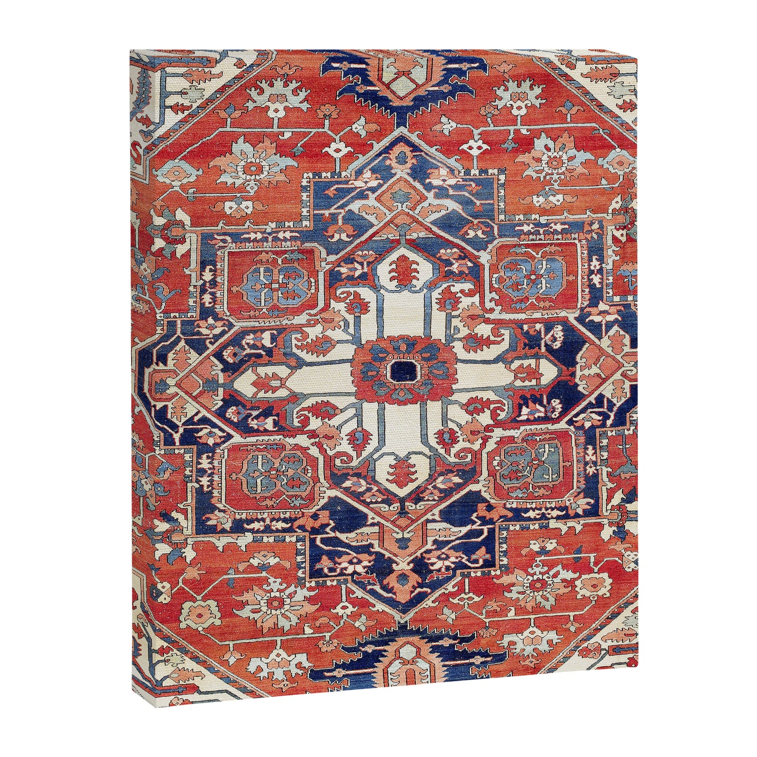Heriz Azerbaijan Northwest Persian Rug Print Canvas Print Gallery Image 3