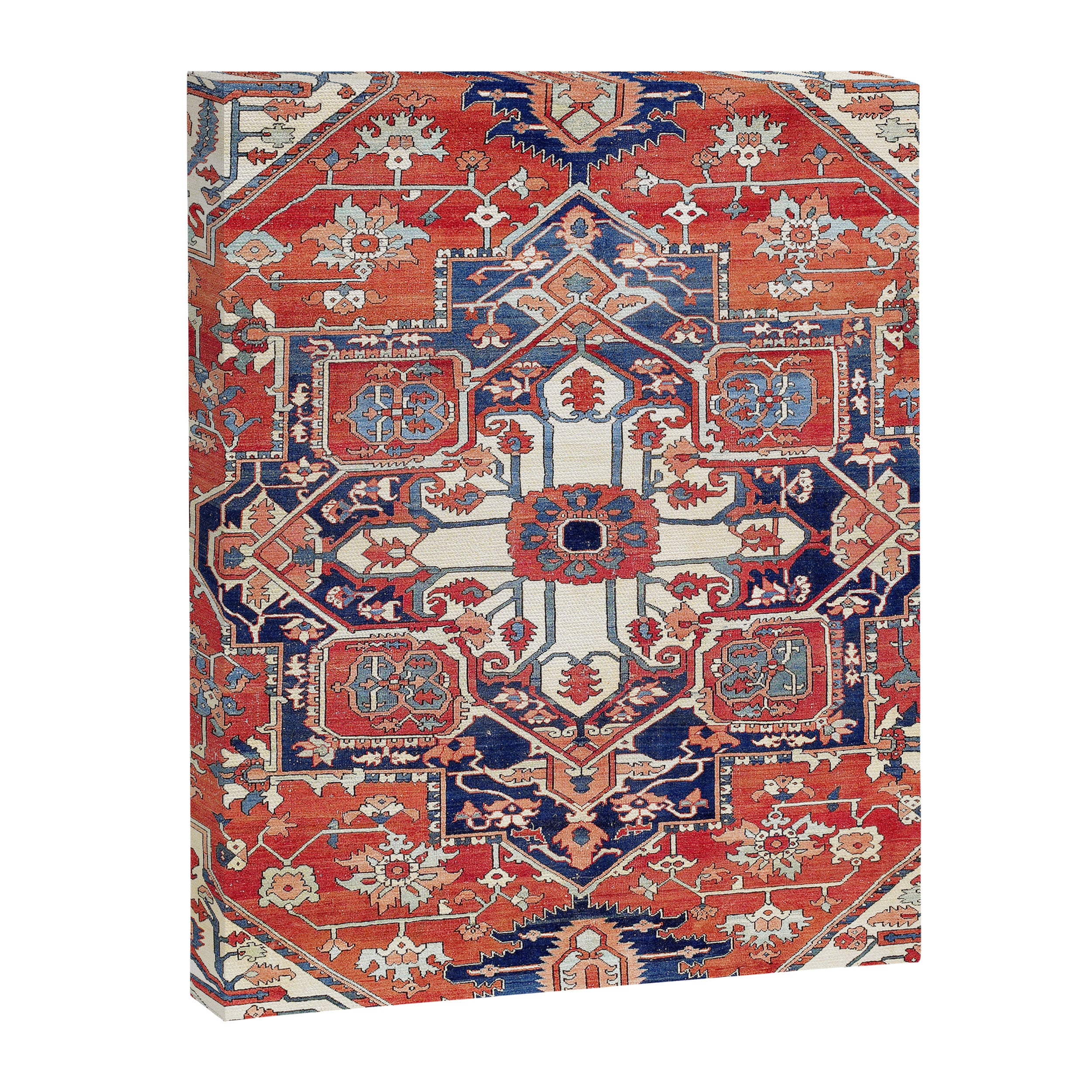 Heriz Azerbaijan Northwest Persian Rug Print Canvas Print Gallery Image 3