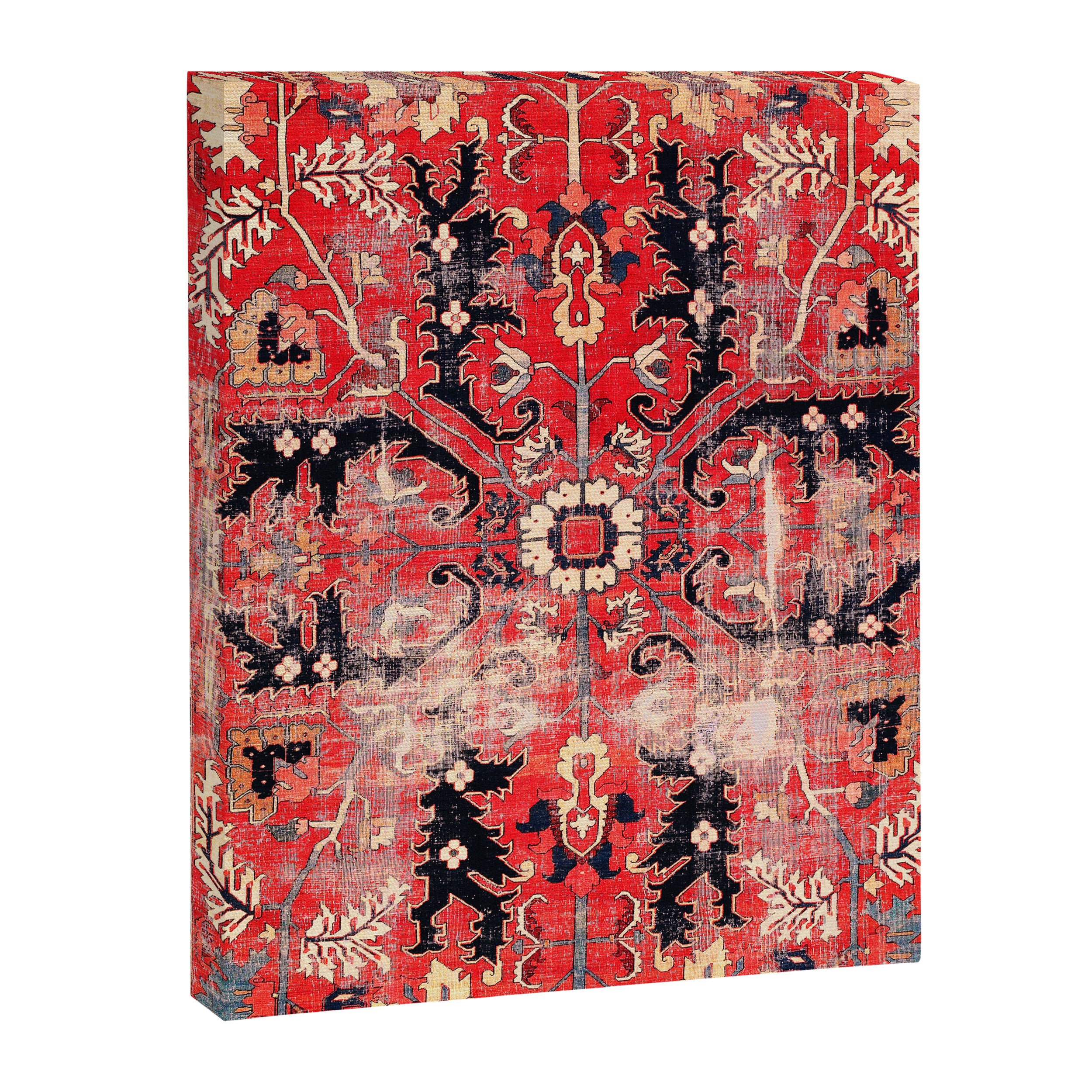 Heriz Azerbaijan Northwest Persian Rug Print Canvas Print Gallery Image 3