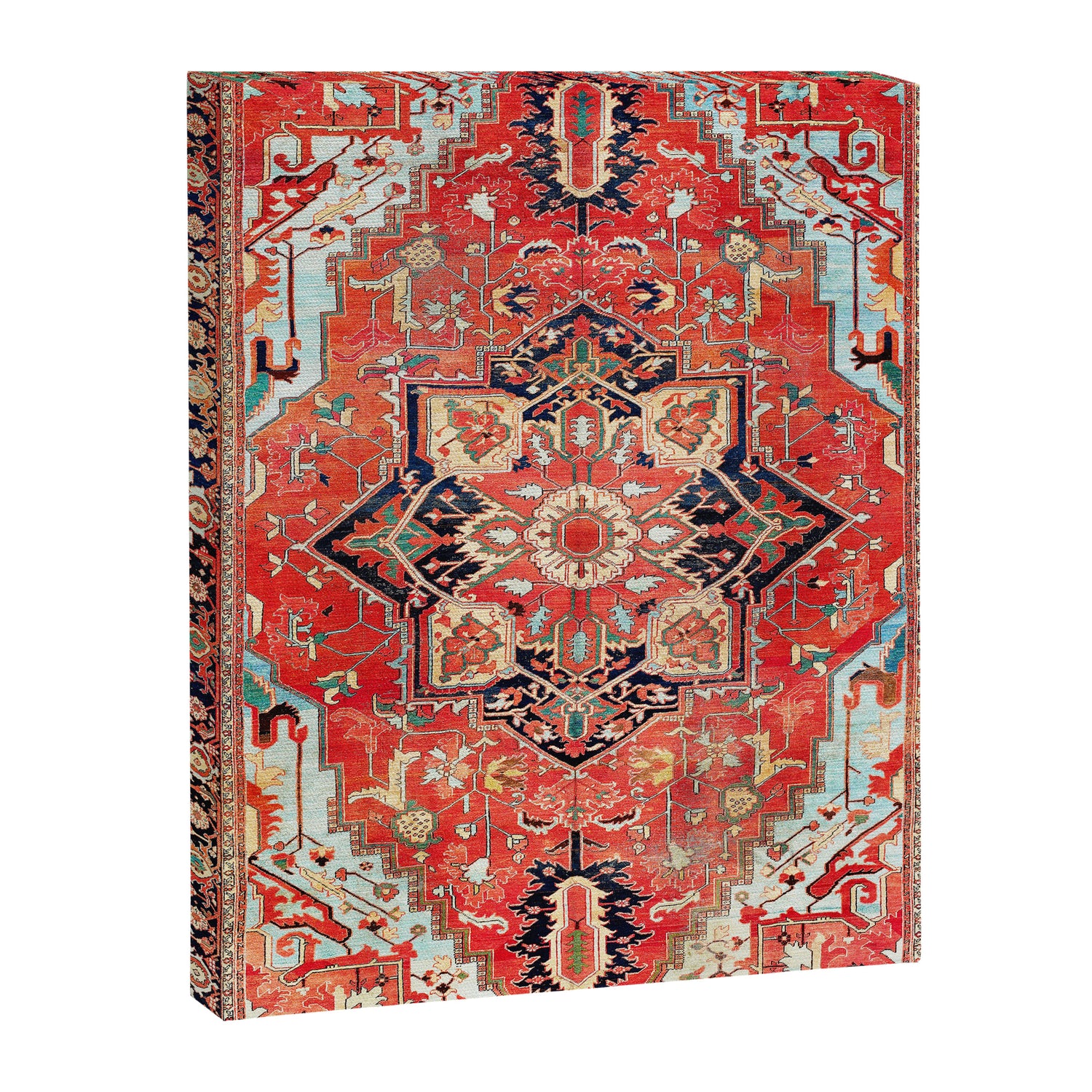 Heriz Azerbaijan Northwest Persian Rug Print Canvas Print Gallery Image 3