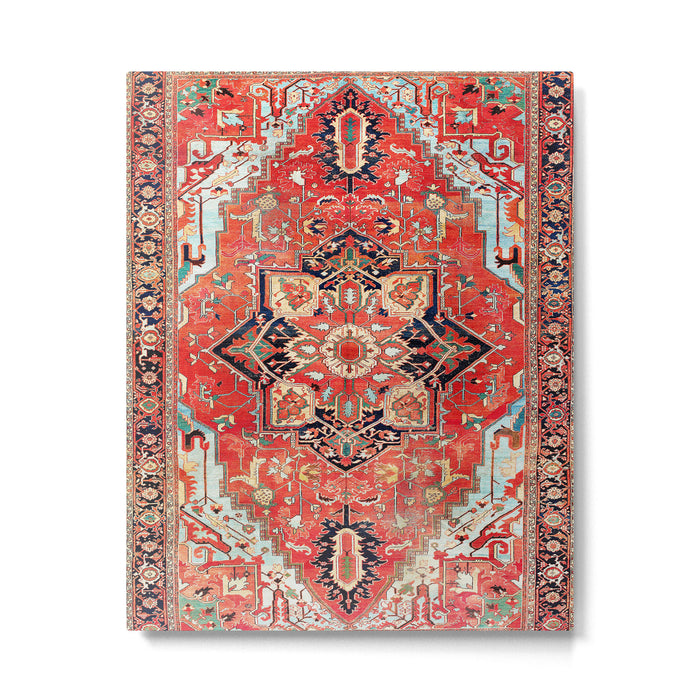 Heriz Azerbaijan Northwest Persian Rug Print Metal Print Gallery Image 1