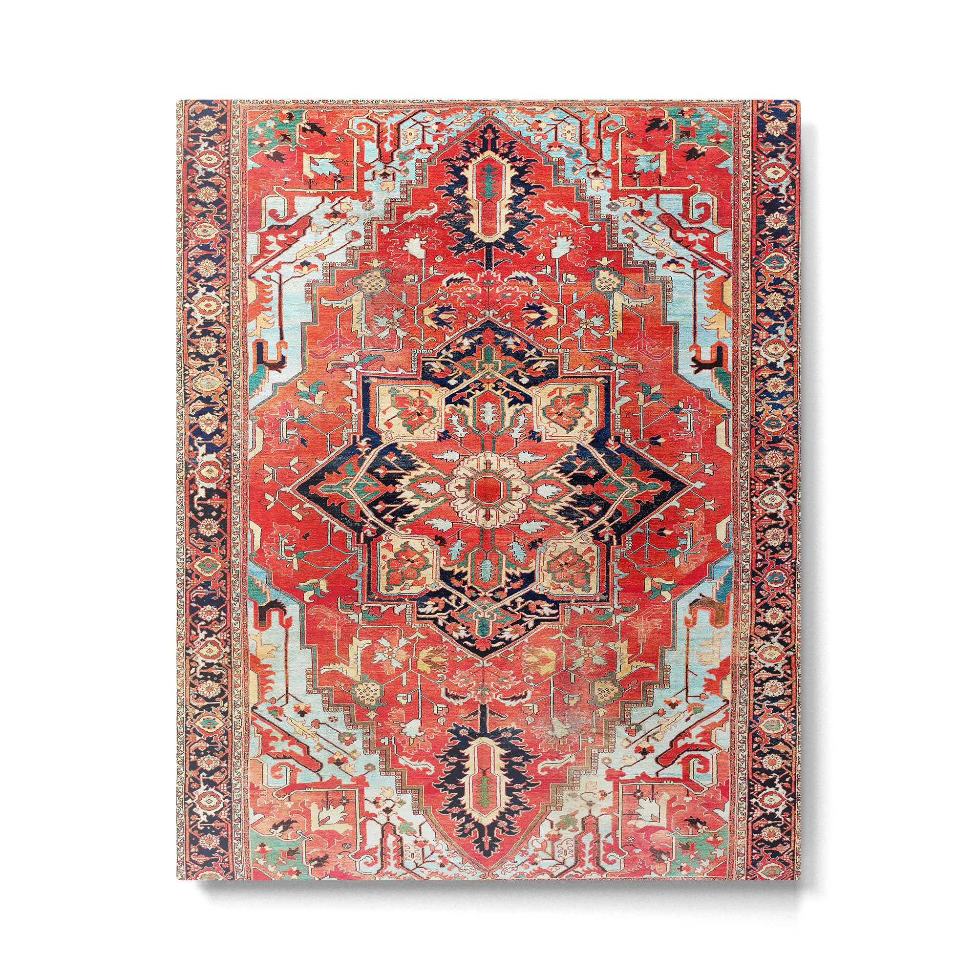 Heriz Azerbaijan Northwest Persian Rug Print Metal Print Gallery Image 4