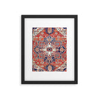 Heriz Azerbaijan Northwest Persian Rug Print Framed Art Print Gallery Image 6