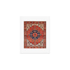 Heriz Bilverdi Azerbaijan Northwest Persian Rug Print Art Print Gallery Image 1