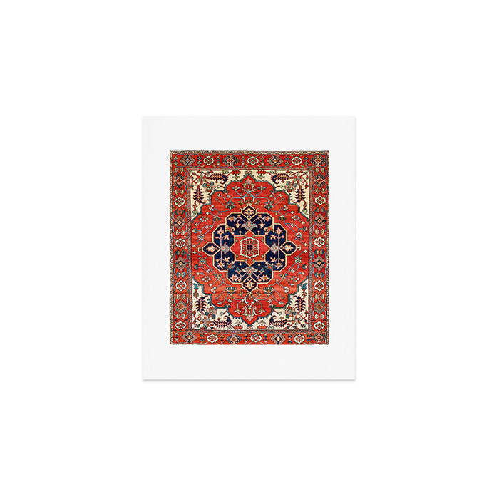 Heriz Bilverdi Azerbaijan Northwest Persian Rug Print Art Print Gallery Image 1
