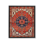 Heriz Bilverdi Azerbaijan Northwest Persian Rug Print Framed Canvas Print Gallery Image 3