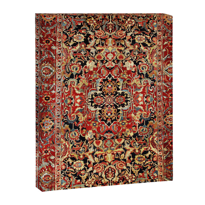 Heriz Northwest Persian Carpet Print Canvas Print Gallery Image 1