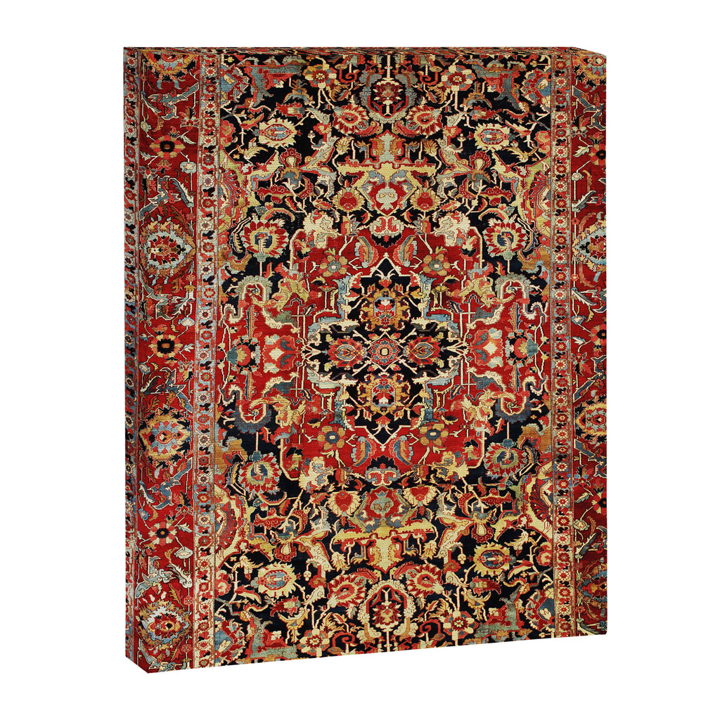 Heriz Northwest Persian Carpet Print Canvas Print Gallery Image 3