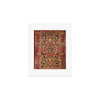 Heriz Northwest Persian Carpet Print Art Print Gallery Image 1