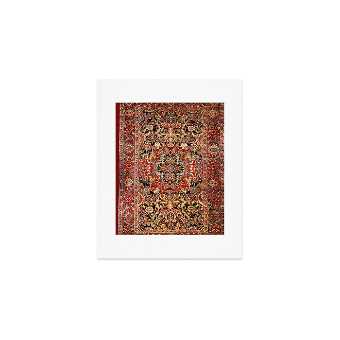 Heriz Northwest Persian Carpet Print Art Print Gallery Image 1