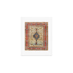Heriz Silk Northwest Persian Carpet Print Art Print Gallery Image 1