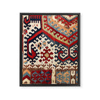 Hotamis  Antique Konya Turkish Kilim Print Framed Canvas Print Gallery Image 3