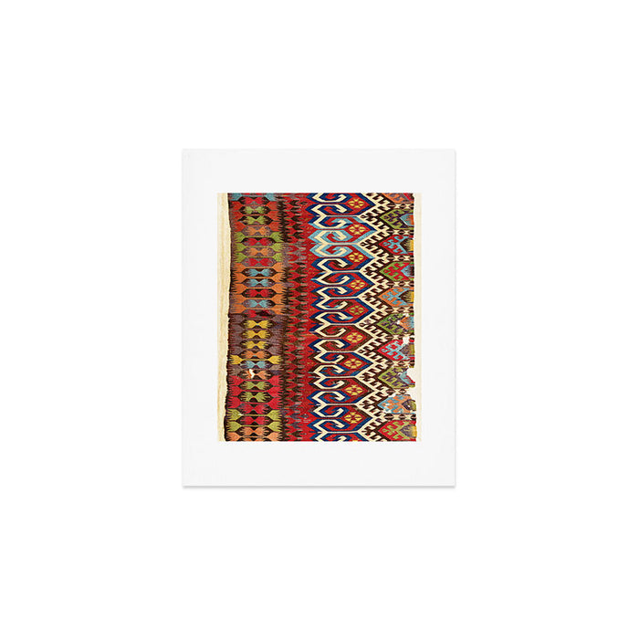 Hotamis Konya Central Anatolian Kilim Print ca. 1800 Art Print Gallery Image 1