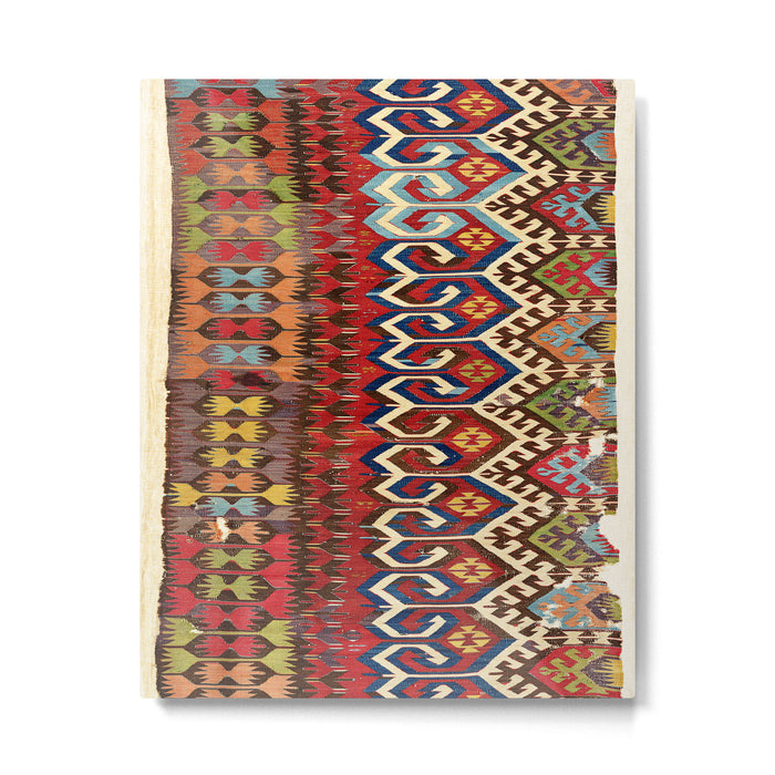 Hotamis Konya Central Anatolian Kilim Print ca. 1800 Metal Print Gallery Image 1