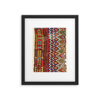 Hotamis Konya Central Anatolian Kilim Print ca. 1800 Framed Art Print Gallery Image 5