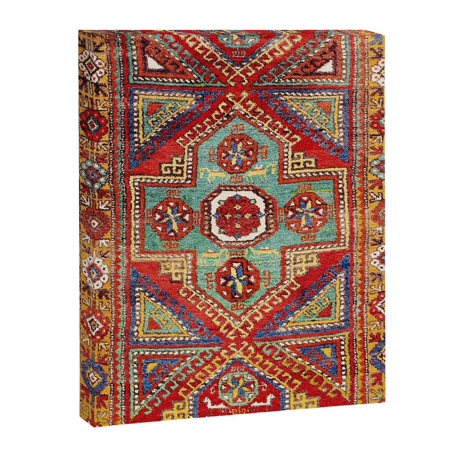 Incesu Turkish Village Antique Long Rug Print Canvas Print Gallery Image 3
