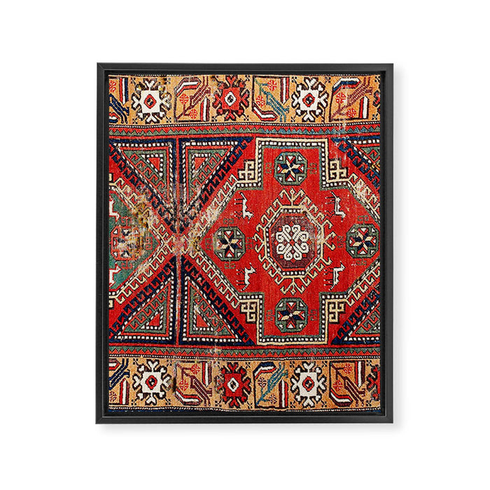 Innice Cappadocia Central Anatolian Rug Print Framed Canvas Print Gallery Image 1