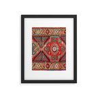 Innice Cappadocia Central Anatolian Rug Print Framed Art Print Gallery Image 5