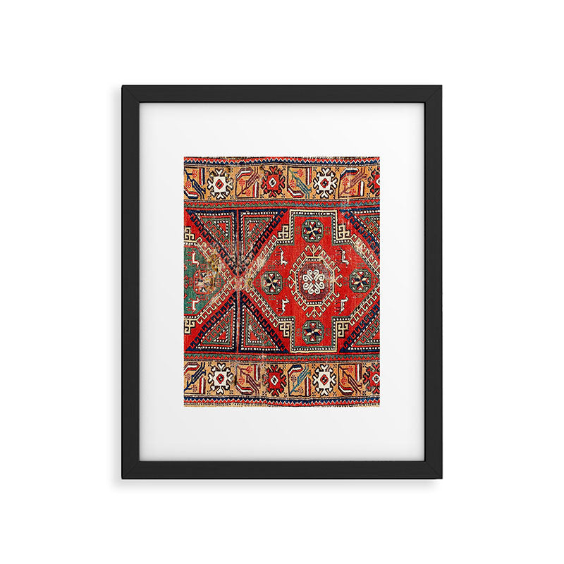 Innice Cappadocia Central Anatolian Rug Print Framed Art Print Gallery Image 5