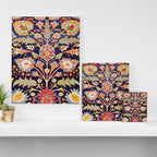 Iraqi Antique Kurdish Rug Print Canvas Print Gallery Image 3