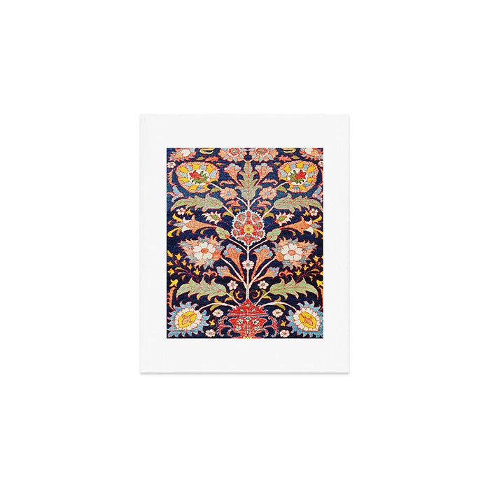 Iraqi Antique Kurdish Rug Print Art Print Gallery Image 1