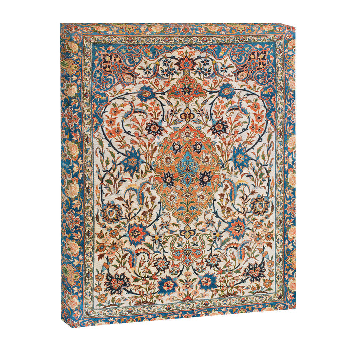 Isfahan Antique Central Persian Carpet Print Canvas Print Gallery Image 1