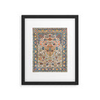 Isfahan Antique Central Persian Carpet Print Framed Art Print Gallery Image 4