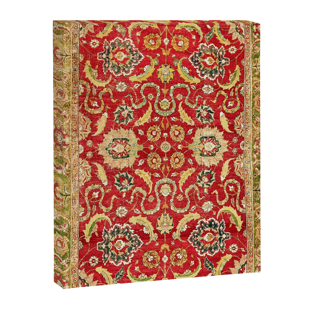 Isphahan Antique Central Persian Rug Print Canvas Print Gallery Image 3
