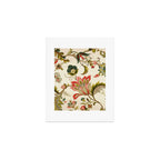 Jacobean Floral Crewel Embroidery Pattern Digital Art Vector Painting Art Print Gallery Image 1