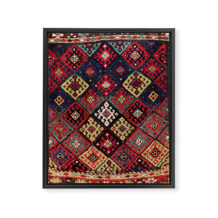 Jaff Kurdish West Persian Bag Print Framed Canvas Print Gallery Image 1