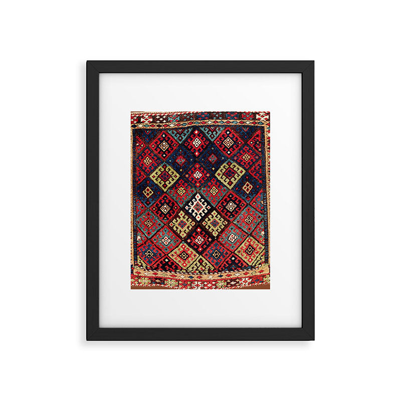 Jaff Kurdish West Persian Bag Print Framed Art Print Gallery Image 6