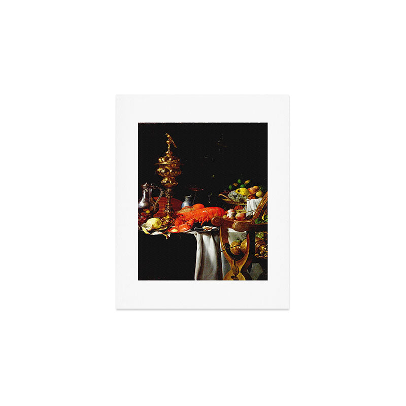 Jan Davidsz. de Heem Still Life With Lobster & Lemon Art Print Gallery Image 1